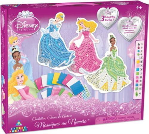 Disney Princess MozaÃ¯eken & Juwelen Plakken Op nummering Hobbypakket - 4+