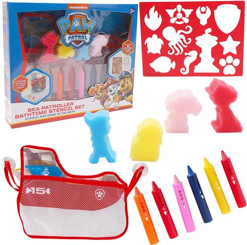 Paw Patrol Sea Patroller Bath Stencil Set - BADTIJD STENCIL SET