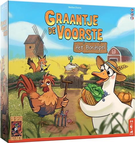 999 Games - Graantje de Voorste- Bordspel - Familiespel - Gezelschapsspel - kinderspel