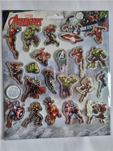 Avengers Marvel Stickers foam, 22 afbeeldingen per set, klein kindercadeau, jongen, meisje,
