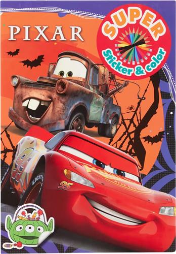 Disney Halloween Super Sticker & Color Kleurboek "Pixar"