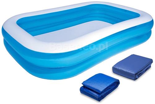 Opblaasbaar familiezwembad 262 x 175 x 51 cm 3-in-1 Bestway 54006