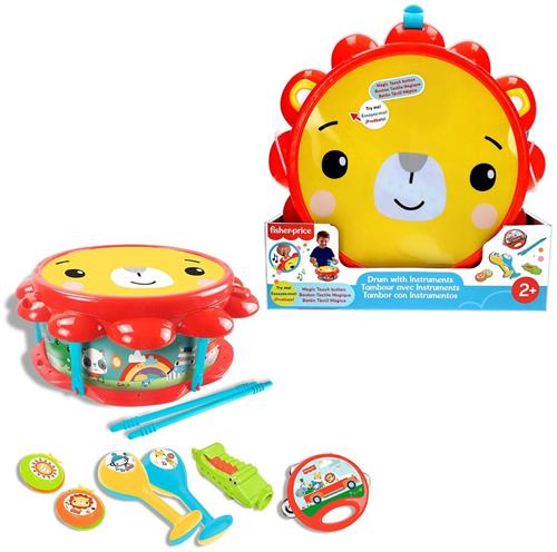 Fisher-Price Muziekset met Trommel en Instrumenten