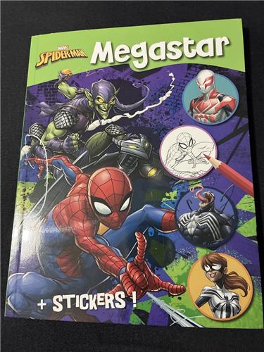 Marvel Spider-Man megastar kleurboek met stickers!