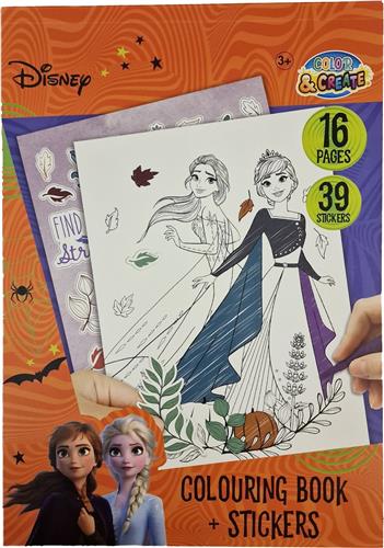 Halloween Kleurboek "Frozen" 16 Pagina's
