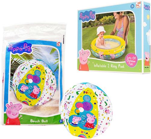 Peppa Pig Opblaasbaar Zwembad met Strandbal
