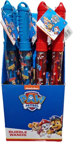Paw patrol Bellenblaas- 2 stuks - rood / blauwe - chase - marshall - skye - rubble
