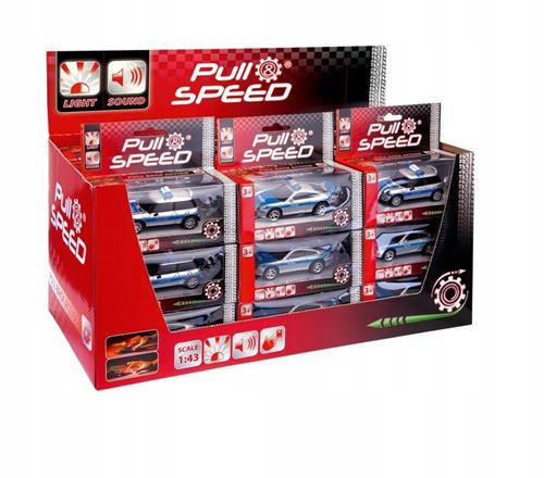 Carrera Pull&Speed Sound Police Auto - Speelgoedauto voor Jongens