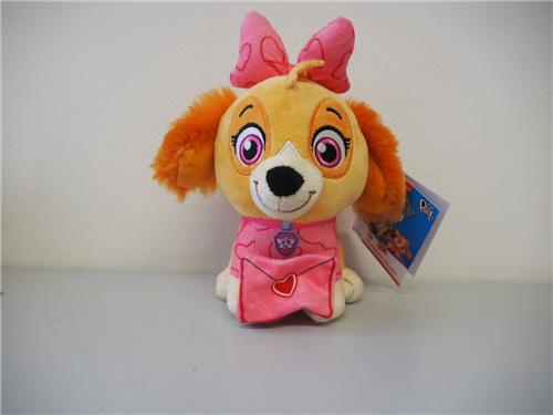 Paw Patrol Valentijn knuffel 18cm - Skye met liefdesbrief