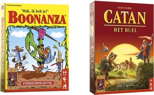 Spellenbundel - Kaartspellen - 2 Stuks - Boonanza & Catan: Het Duel