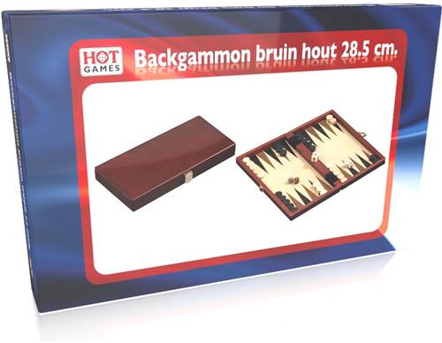 Backgammon kist Bruin