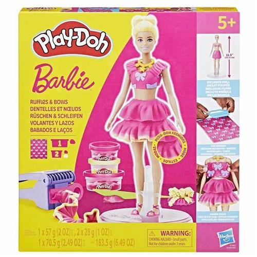 Hasbro Play-Doh Barbie poppen speelset - creatief speelgoed.