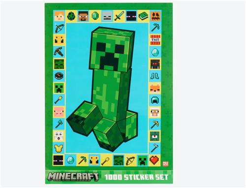 Minecraft stickerboek - 1000 Stickers! - Minecraft stickerboek - Disney stickerboek - A4 stickerboek Stickers kinderen - Sticker - stickerboek voor meisjes - stickerboek voor jongens - Stickers