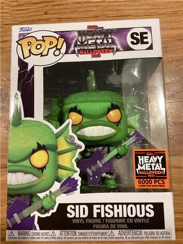 Funko sid fishious SE. Heavy metal Halloween 2023