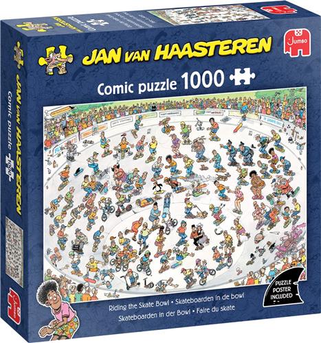 Jumbo puzzel Jan van Haasteren skate bowl legpuzzel 1000 stukjes.