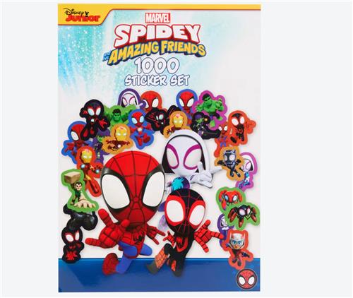 Spiderman stickerboek - 1000 Stickers! - Marvel spidey Amazing Friends stickerboek - Disney stickerboek - A4 stickerboek Stickers kinderen - Sticker - stickerboek voor meisjes - stickerboek voor jongens - Stickers