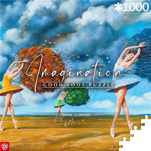 Puzzle 1000 Imagination Rafa Olbiski The Shape of Color Green