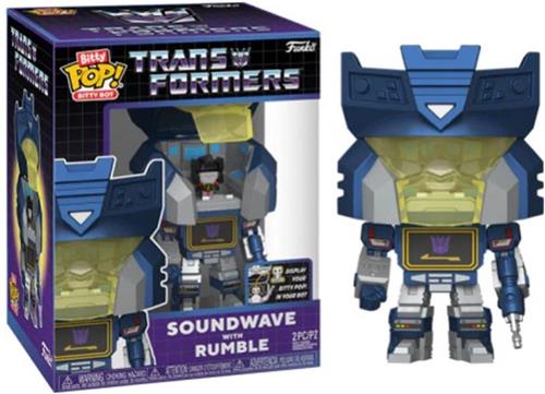 Funko Bitty Bop Bitty Bot - Transformers Soundwave With Rumble