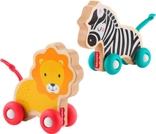 FISHER-PRICE Houten duwdierenbotten - JFN19