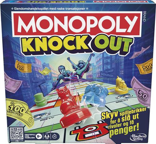 Monopoly Knockout, Bordspel, Economische simulatie, 8 jaar, 20 min