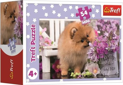 Trefl Minipuzzel 54 stukjes - Schattige huisdierenhond