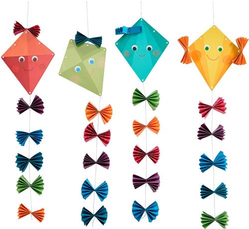 Haba knutselpakketje maak je eigen vlieger mobiel - 3+