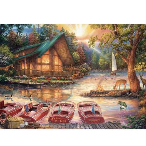 Goliath - Chuck Pinson - Seize the Day - 1000 stukjes - Legpuzzel - Pigsaw puzzle