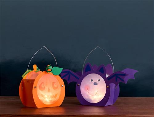 Haba knutselset mini lantaarns Halloween knutselpakket lampionnen.