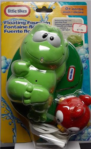 Little Tikes Floating Fountain - Drijvende Fontein Vis Zwemt Kikker Spuit Water - Bad Speelgoed - 0+ maanden