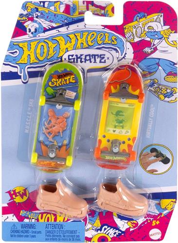 Hot Wheels SKATE M.U.S.C.L.E SK8, Vingerskateboardset, 5 jaar, Kunststof, Meerkleurig