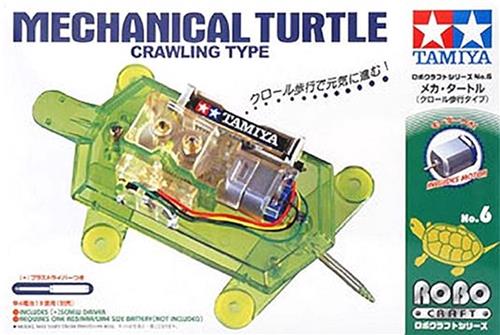 Mechanical Turtle - crawling type - by TAMIYA - No. 6 Robo Craft - NIB - Motor - Robot