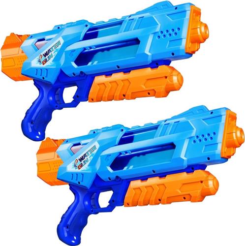 Super Waterpistool Set van 2 voor Kinderen en Volwassenen  1200ml Waterblasters  Lange Reikwijdte  Watergeweren voor Zomerplezier  Strand  Zwembad  Buitenspeelgoed  Waterspeelgoed Cadeau Ask ChatGPT