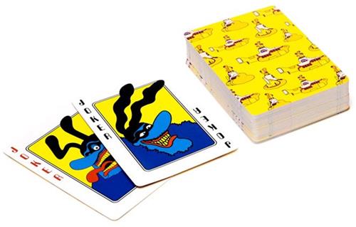 Speelkaarten/Kaartspel - The Beatles Yellow Submarine Thema - 9x6,5cm
