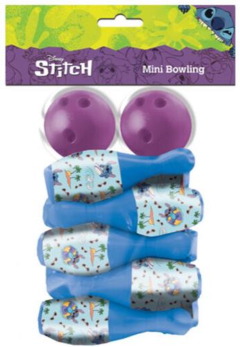 Disney Stitch Mini Bowling Set  Speelset voor Kinderen  16x25cm