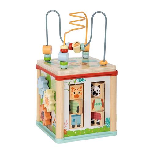 Small Foot - Houten Motoriekkubus FSC Jungle Friends