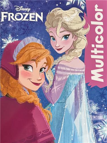 Multicolor - Frozen II - 32 Pagina's - 17 Kleurplaten en 17 Voorbeelden - Voor Kinderen - Uitermate Geschikt voor Kleurpotloden en Wasco
