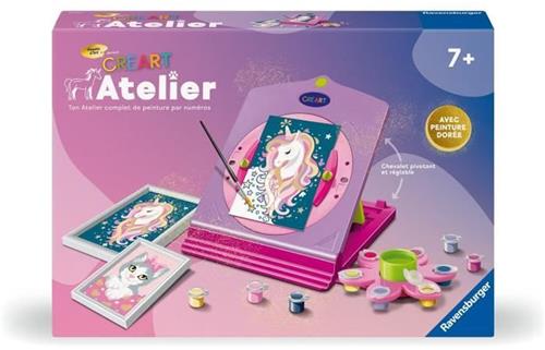CreArt Atelier, Art Number, Creatieve Vrijetijdsbesteding, Schilderen op Nummer Set, Vanaf 7 Jaar, 25574, Ravensburger