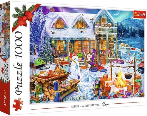 Puzzle Zimowy czas 1000 - Puzzel Wintertime 1000