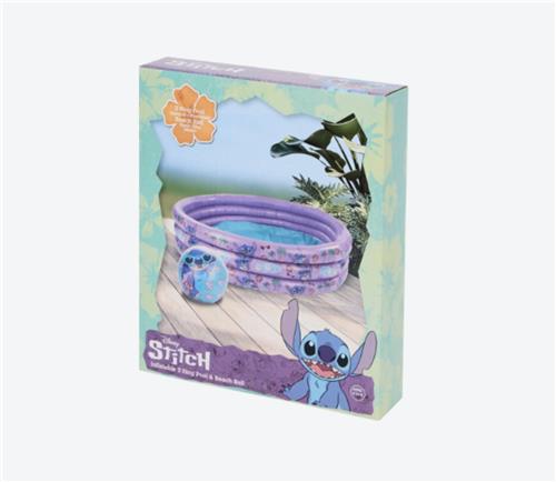 Zwembad Stitch - Opblaasbare Zwembad - Inclusief Strandbal - Vanaf 3 Jaar - Lilo En Stitch - Jongens En Meisjes - Disney - Zomer - Zon - Buiten Speelgoed - Met Bal - 3 Ringen - Opblaasbare Zwembad