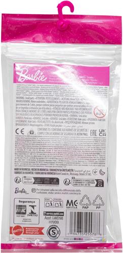 Barbie Fashions, 3 jaar, 177,8 mm, 90 g, Meerkleurig