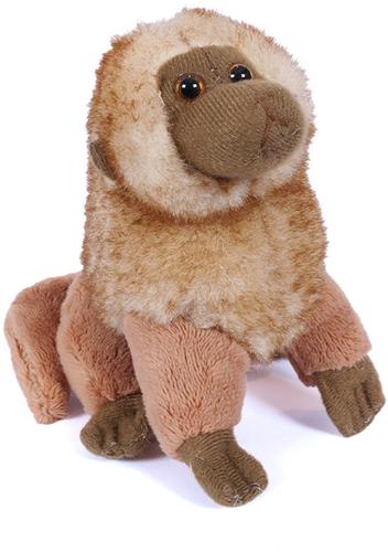 PIA Soft Toys - Pluche Aap soft - pluche - 12 cm