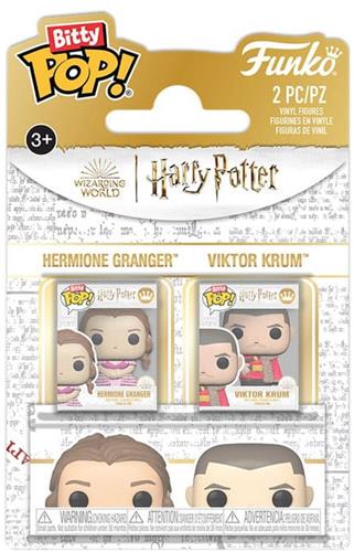 Harry Potter Bitty POP! Vinyl Figure 2-Pack Hermione & Krum 2,5 cm