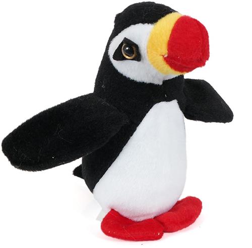 PIA Soft Toys - Pluche Papegaaiduiker Knuffel - 13 cm