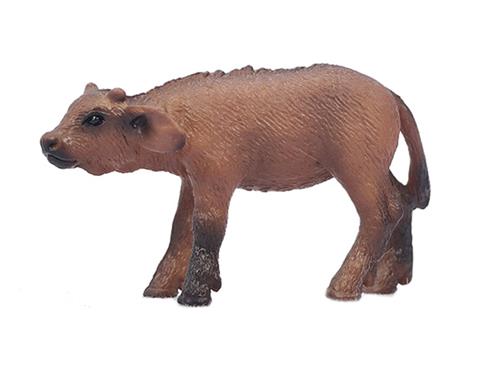 PIA Soft Toys - Speelfiguur Afrikaanse buffel kalf - 8 cm
