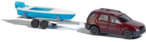 Busch - Mercedes Mit Boot N (Ba8334) - modelbouwsets, hobbybouwspeelgoed voor kinderen, modelverf en accessoires