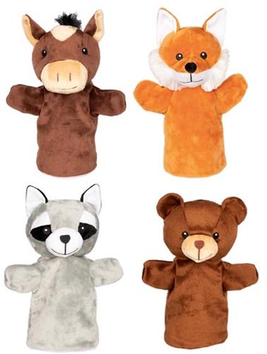 Goki - Set van 4 handpoppen: Arino, Funu, Wassti and Baru