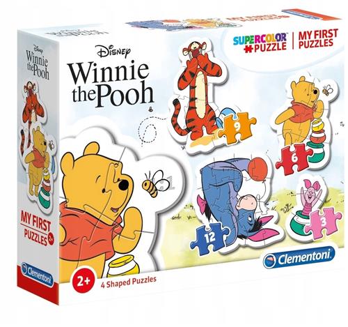 Clementoni Puzzel 4-in-1 Winnie de Poeh 20820 - Leeftijd 2+