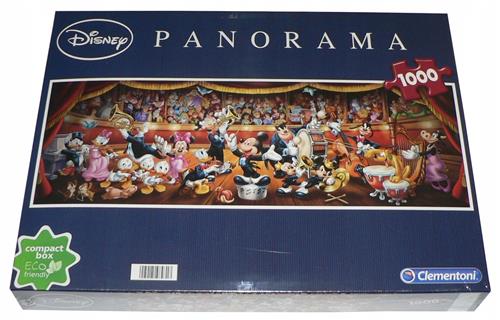 Clementoni 1000-delige Panorama Disney Orkest Puzzel
