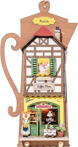 Robotime Houten Poppenhuis Modelbouw met LED Verlichting