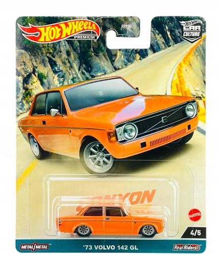 Hot Wheels 1973 Volvo 142 GL Canyon Warriors 1:64 Metaal